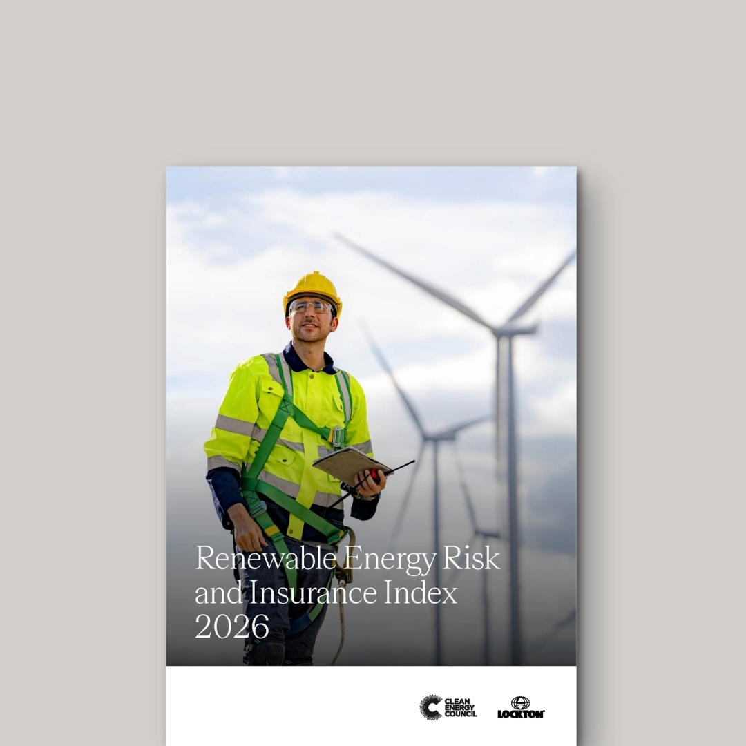 <p>Renewable Energy Risk and Insurance Index 2026</p>
